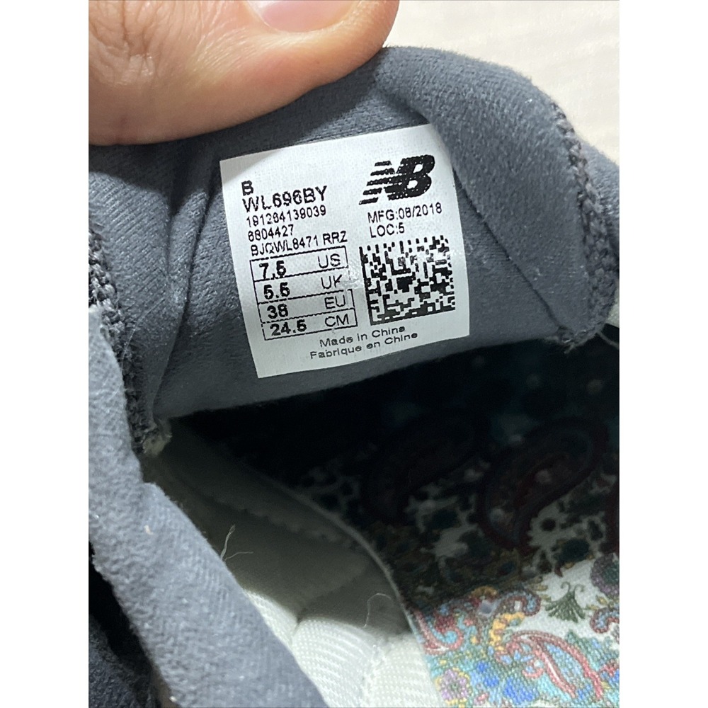 New Balance NB 696 Suede Gray Women's Sz US 7.5 B Athletic Running Shoes - Picture 16 of 16